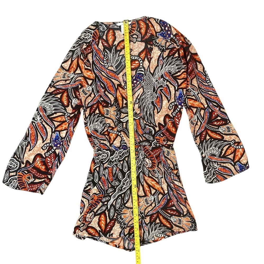 H&M Romper Jungle Print Long Sleeves Size 4​​​ - Picture 6 of 7